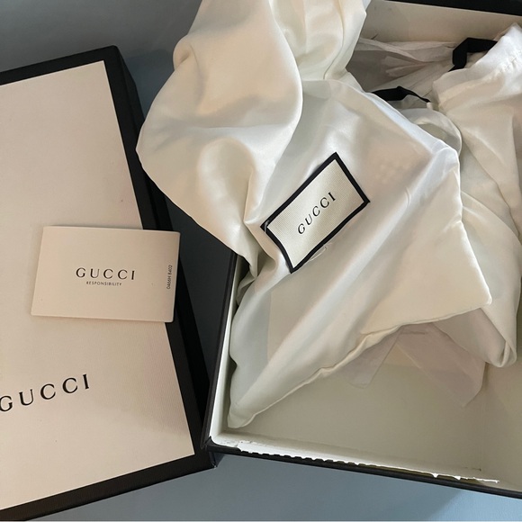 Rare Gucci Green Moire & Crystal Slingback heels 36.5 - Picture 12 of 12